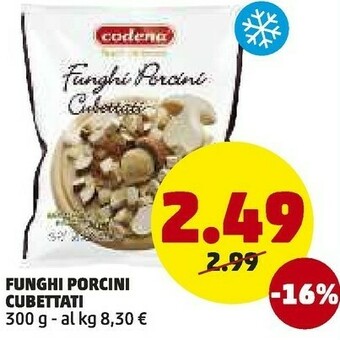PENNY Codena Funghi Porcini Cubettati offerta