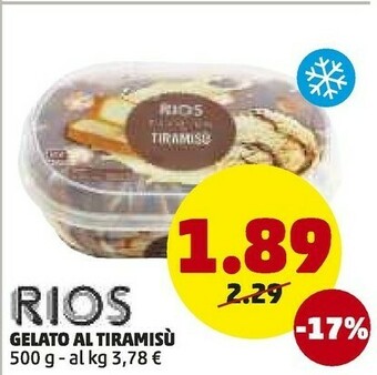 PENNY Rios Gelato Al Tiramisu offerta
