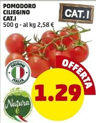 PENNY Pomodoro Ciliegino 500 G offerta
