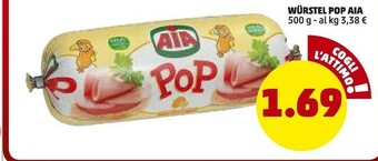 PENNY Aia Wurstel Pop offerta
