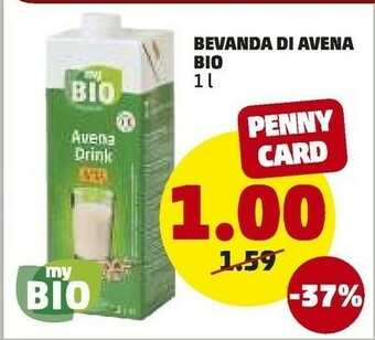 PENNY My Bio Bevanda Di Avena offerta