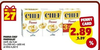 PENNY Parmalat Panna Chef 600 G(ml) offerta