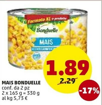 Bonduelle Bonduelle - Mais 165 g(ml)