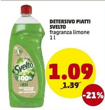 PENNY Svelto 8717163934159 Detersivo Per Piatti Gel 1000 Ml offerta