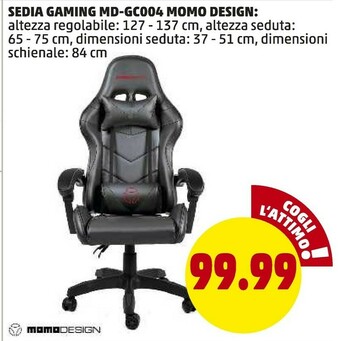 Momo Design MD-GC004 Sedia Gaming
