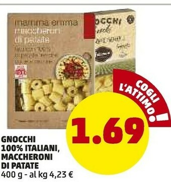 PENNY Cuor di terra Maccheroni Di Patate 400 G offerta