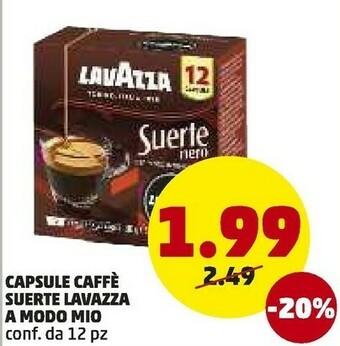 PENNY Lavazza Capsule Caffe Suerte A Modo Mio offerta