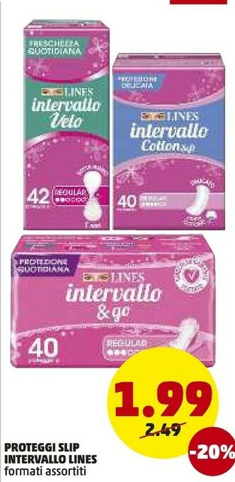 PENNY Lines Intervallo Proteggi Slip offerta