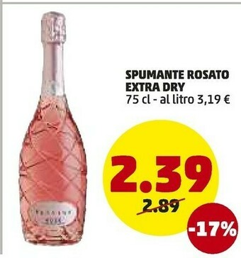 PENNY Spumante Rosato Extra Dry 750 Ml offerta