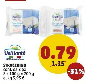 PENNY Valbontà Stracchino offerta