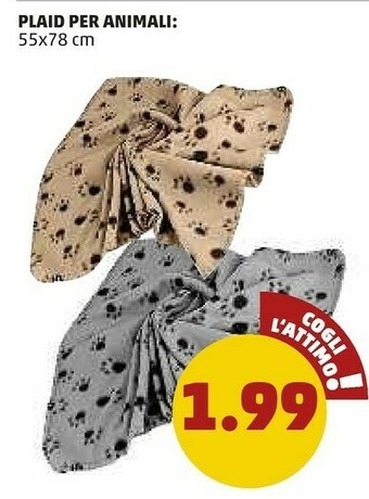PENNY Plaid Per Animali offerta