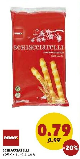 PENNY Penny Schiacciatelli offerta