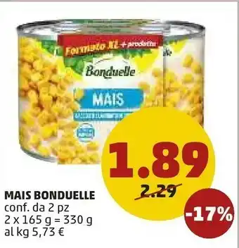 PENNY Bonduelle Bonduelle - Mais 165 g(ml) offerta