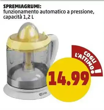PENNY Spremiagrumi 1,2 L Automatico offerta