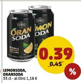 PENNY Lemonsoda/ Oransoda offerta