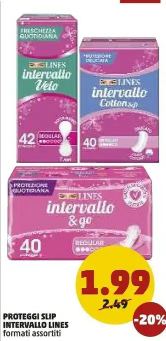 PENNY Lines Intervallo Proteggi Slip offerta