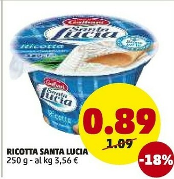 PENNY Galbani Galbani - Ricotta Santa Lucia 250 g(ml) offerta
