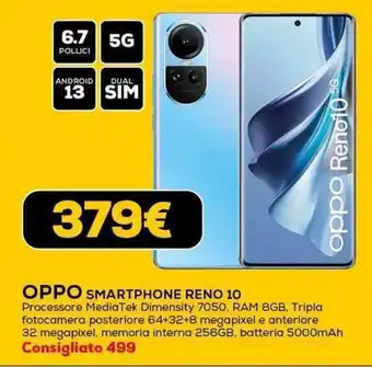 Euronics OPPO SMARTPHONE RENO 10 offerta