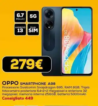 Euronics OPPO SMARTPHONE A98 offerta