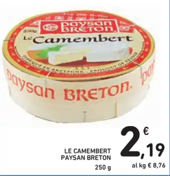 Spazio Conad Paysan Breton Le Camembert 250g offerta