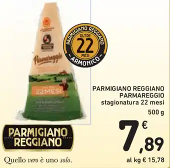 Spazio Conad Parmigiano Reggiano Parmareggio 22 mesi 500g offerta