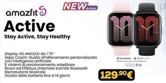 Euronics amazfit Active offerta