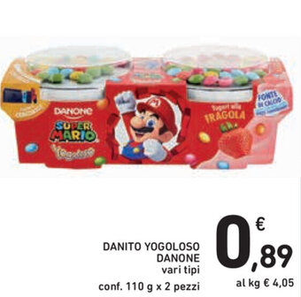 Spazio Conad Danone Danito Yogoloso 110g x 2 pezzi offerta