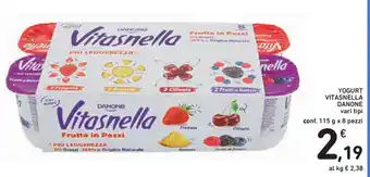 Spazio Conad Danone Yogurt Vitasnella 115g x 8 pezzi offerta