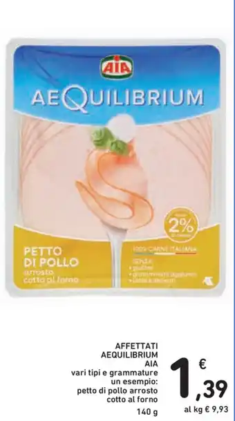 Spazio Conad Aia Affettati aeQuilibrium 140g offerta