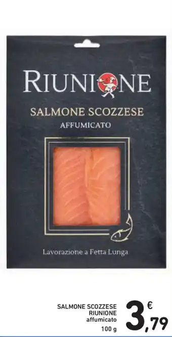 Spazio Conad Riunione Salmone Scozzese 100g offerta