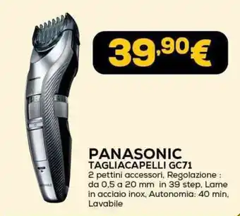 Euronics PANASONIC TAGLIACAPELLI GC71 offerta
