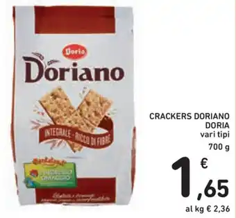 Spazio Conad Doria Doriano Crackers 700g offerta