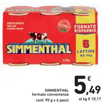 Spazio Conad Simmenthal 90g x 6pz offerta