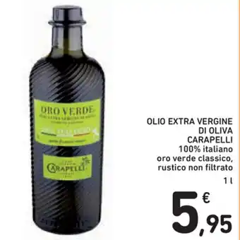 Spazio Conad Carapelli Olio Extra Vergine di Oliva 1l offerta