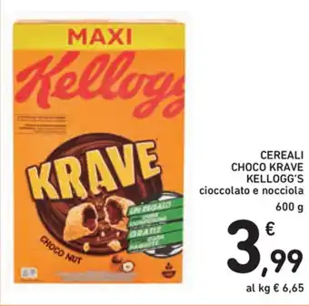 Spazio Conad Kellogg's Cereali Choco Krave 600g offerta