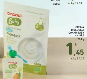 Conad Baby Crema Biologica 200g