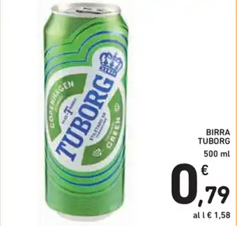 Spazio Conad Tuborg Birra 500ml offerta