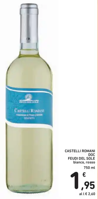 Spazio Conad Feudi del Sole Castelli Romani Doc 750ml offerta