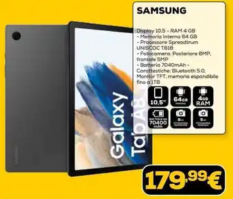 Euronics SAMSUNG Galaxy Tab A8 offerta