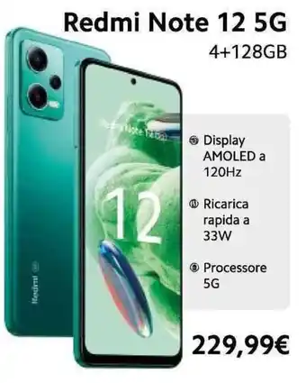 Euronics Redmi Note 12 5G offerta