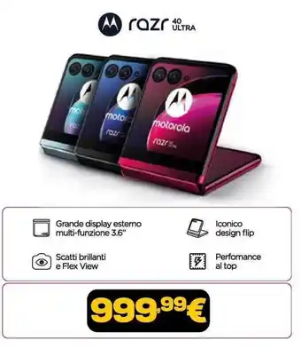 Euronics motorola razr 40 ultra offerta