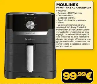 Euronics MOULINEX FRIGGITRICE AD ARIA EZ5018 offerta