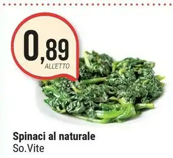 Supermercati Gulliver Spinaci Al Naturale offerta