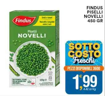 Gecop FINDUS PISELLI NOVELLI 450 GR offerta