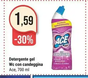 Supermercati Gulliver Ace Detergente Gel Wc Con Candeggina offerta