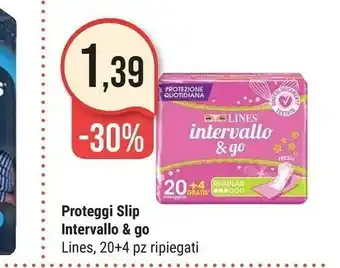Supermercati Gulliver Lines Proteggi Slip Intervallo 24 Pezzi offerta
