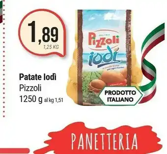 Supermercati Gulliver Pizzoli Patate Iodi offerta