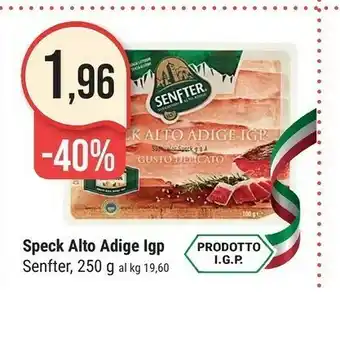 Supermercati Gulliver Senfter Speck Alto Adige Igp offerta