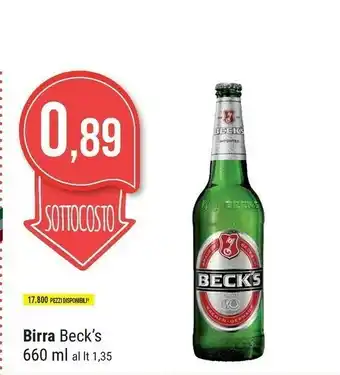 Supermercati Gulliver Beck's - Beck's 660 G(ml) offerta