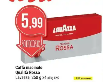 Supermercati Gulliver Lavazza Caffe Macinato Qualita Rossa offerta